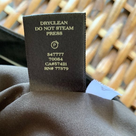 EUC Ann Taylor Mid Rise Trouser Pants, Brown, Size 4 Petite - Picture 7 of 7